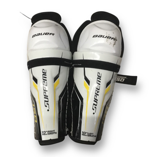 Vist Large View of Product Image Which is Used Bauer SUPREME Junior Shin Guards None 10" 11375-S000354614