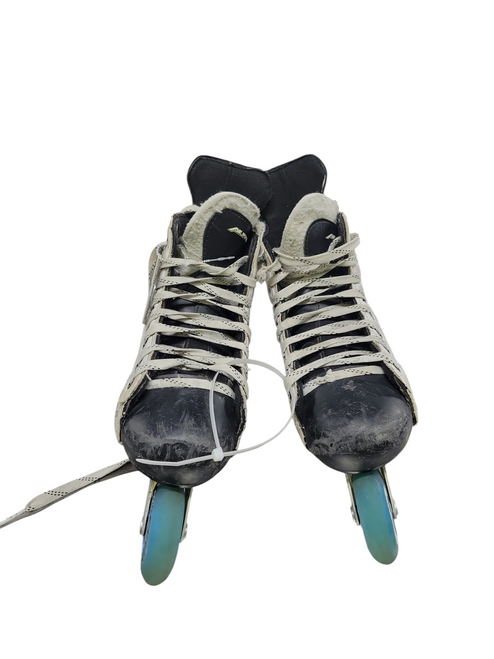 Vist Large View of Product Image Which is Used Alkali ADJ 2-5 Roller Hockey Skates Black Adjustable