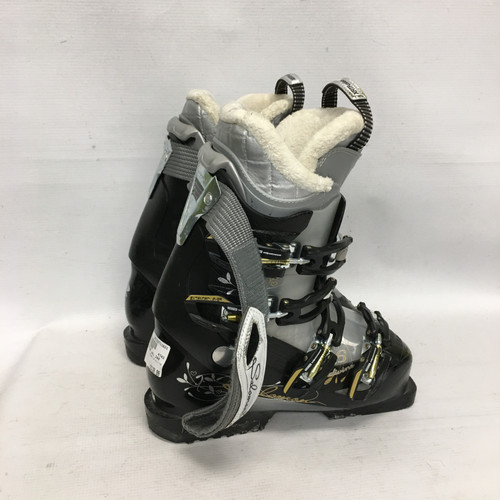 Used Salomon 6 DIVINE Womens DH Ski Boot Black 240 MP - J06 - W07 11821-S000022911
