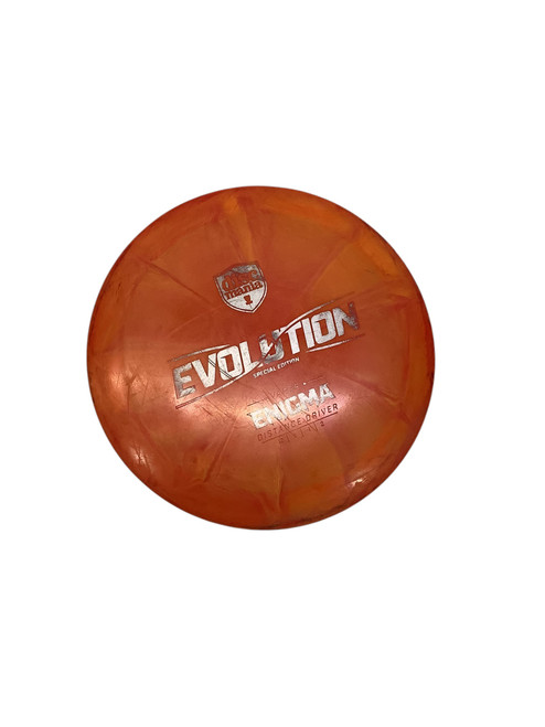 Vist Large View of Product Image Which is Used Discmania EVOLUTION ENIGMA Disc Golf Driver Orange 173g
