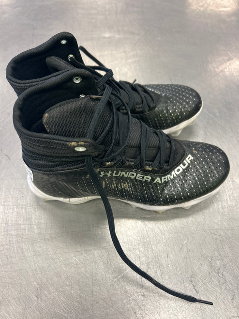 Vist Large View of Product Image Which is Used Under Armour Adult FB Cleats Black Senior 7