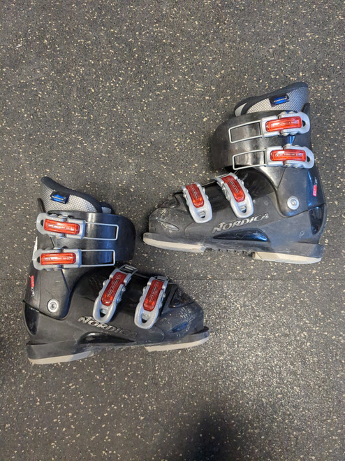 Vist Large View of Product Image Which is Used Nordica GP TJ Boys DH Ski Boot Black 215 MP - J03