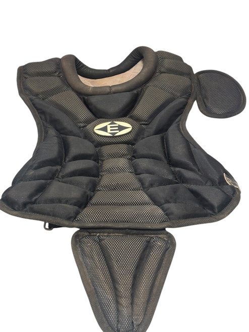 Vist Large View of Product Image Which is Used Easton Natural Baseball Catchers Chest Protector Black Junior Youth Age 5-9