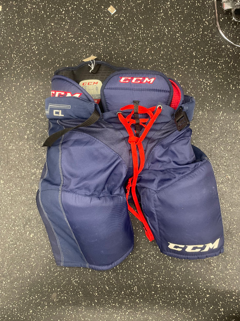 Vist Large View of Product Image Which is Used CCM U+ CL Junior Pant Navy Blue LG