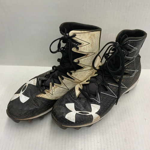 Vist Large View of Product Image Which is Used Under Armour Adult FB Cleats Black Senior 13