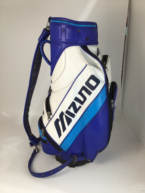 Vist Large View of Product Image Which is Used Mizuno STAFF 6-WAY CART BAG Mens Cart Bag Royal Blue 11752-S000059779