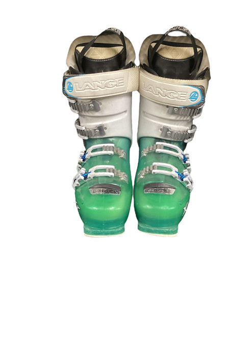 Used Lange 90XT Womens Downhill Ski Boot White 245 MP - M06.5 - W07.5 11798-S000031643