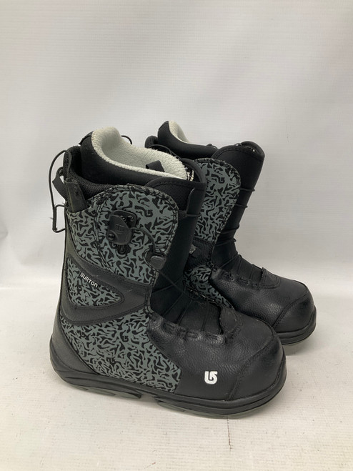 Used Burton IMPRINT 1 Mens Snowboard Boots Black Senior 6 11836-S000021375