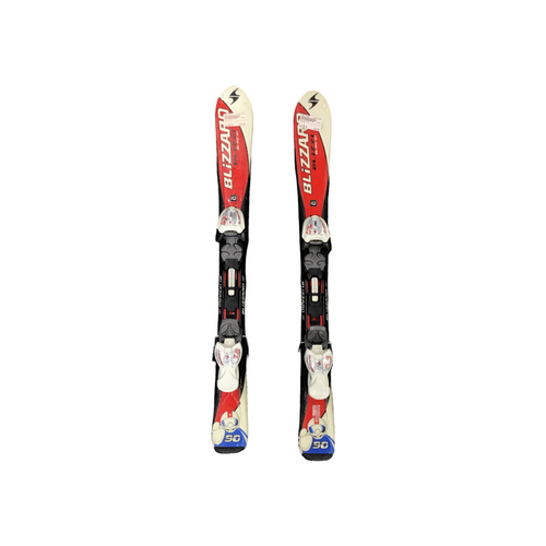 Vist Large View of Product Image Which is Used Blizzard BLIZZI RACE Boys DH Ski/Binding Red 90 cm