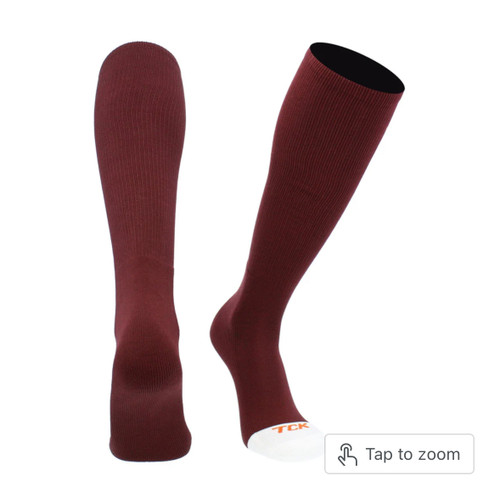 Vist Large View of Product Image Which is New TCK BURGUNDY SOCKS