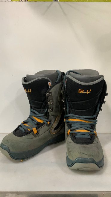 Used Burton SLY Mens Snowboard Boots Grey Senior 8 11727-S000189020