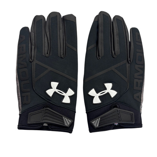 Used Under Armour Football Gloves Black LG 11406-S000102635