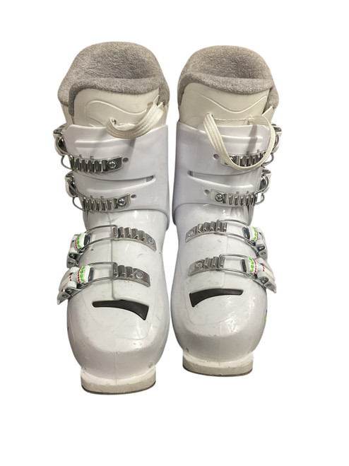 Vist Large View of Product Image Which is Used Rossignol FUN GIRL Girls Downhill Ski Boot White 245 MP - M06.5 - W07.5 11798-S000031741