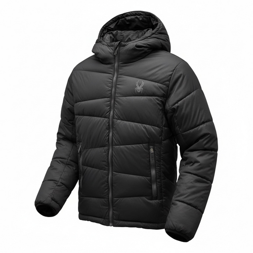 Vist Large View of Product Image Which is Used Spyder Outerwear Heavy Jacket M Black MD