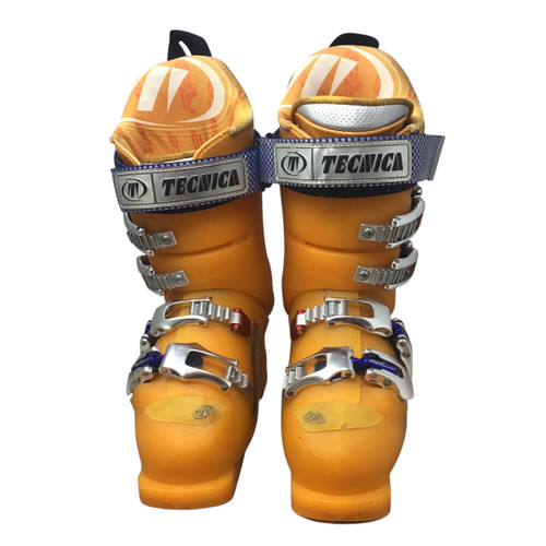 Vist Large View of Product Image Which is Used Tecnica DIABLO RACE 130 Boys DH Ski Boot Orange 225 MP - J04.5 - W5.5