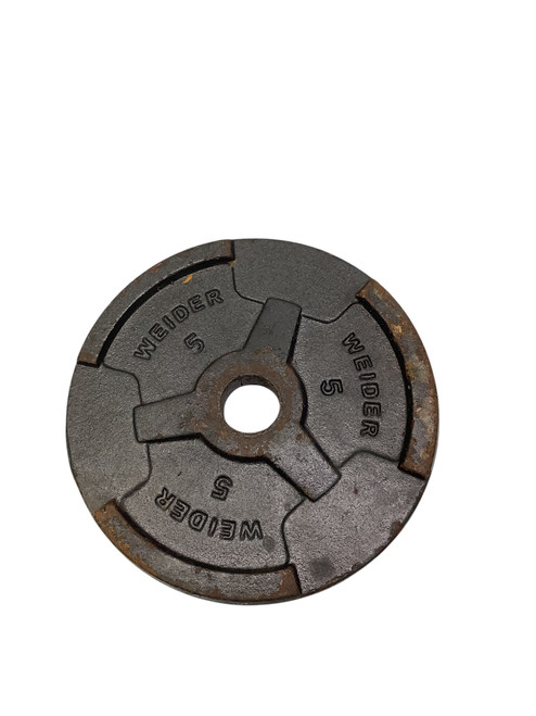 Vist Large View of Product Image Which is Used Weider Standard Plate (Each) 5 lb