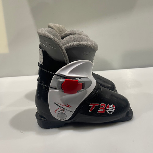 Vist Large View of Product Image Which is Used Tecno Pro T30 Boys DH Ski Boot Black 205 MP - J01