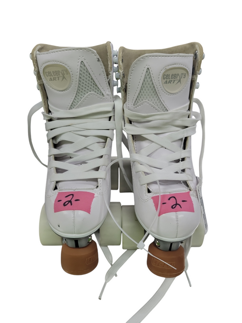 Vist Large View of Product Image Which is Used CRAZY QUADS Junior Roller Quad Skates White Junior 02