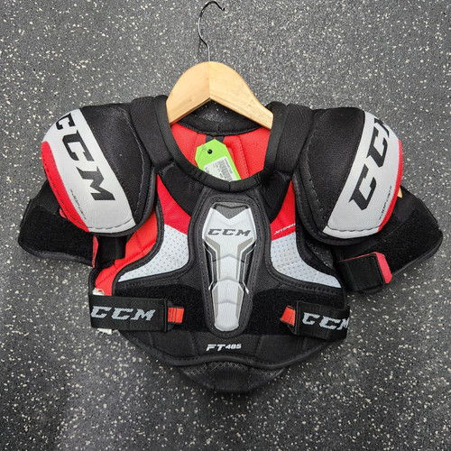 Used CCM FT 485 Junior Shoulder Pads SM 10589-S000407320