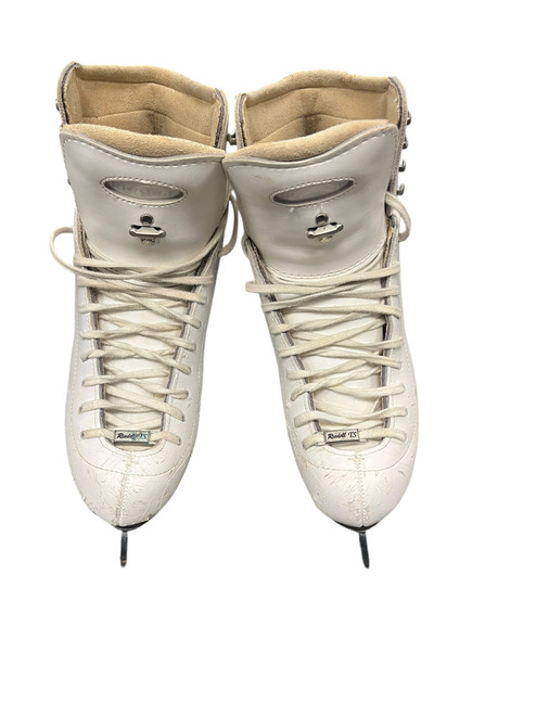 Vist Large View of Product Image Which is Used Riedell FIGURE SKATE WomensFigure Skate White Senior 7