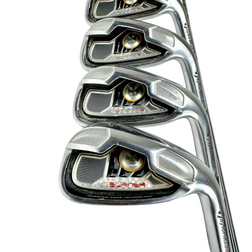 Used Taylormade TOUR BURNER Men's RH Iron Set 5I-PW Stiff Flex Steel Shaft 11506-S000271993