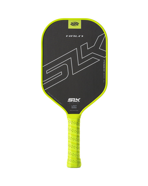 Vist Large View of Product Image Which is New SLK Halo XL Volt Green Pickleball Paddle