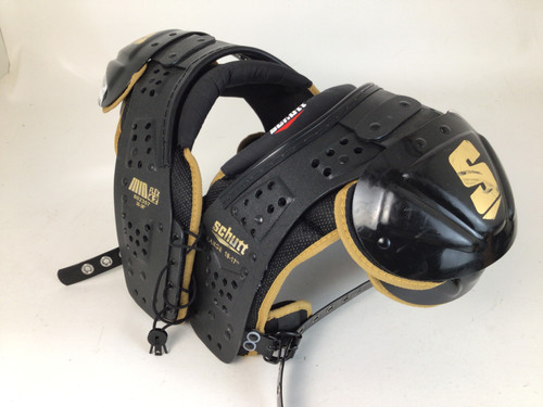 Used Schutt MID FLEX 4.2 SR LG SHOULDER PADS FB Shoulder Pads Black LG 11752-S000059920
