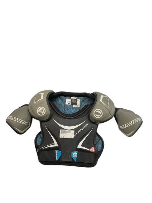 Vist Large View of Product Image Which is Used Lacrosse Shoulder Pads XS
