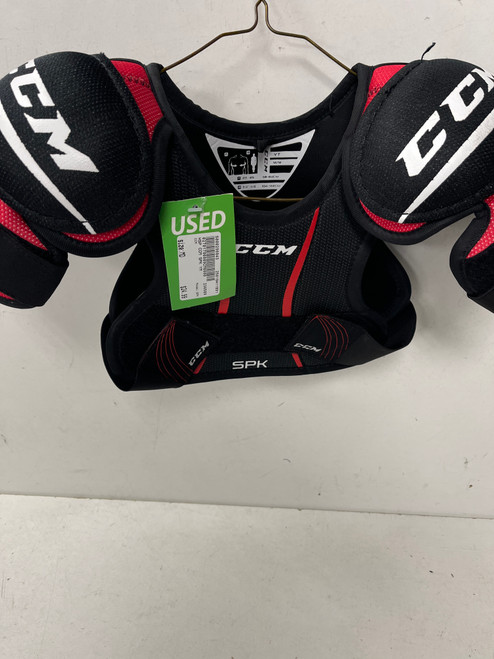Vist Large View of Product Image Which is Used CCM SPK Youth Shoulder Pads MD