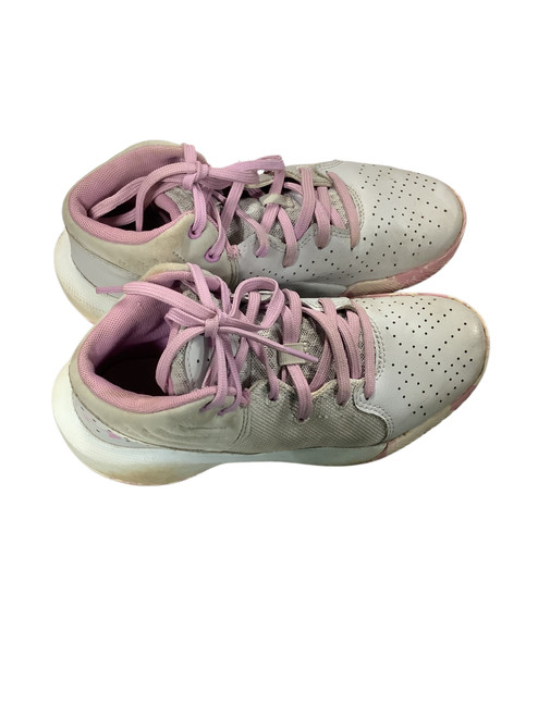Used Under Armour Basketball Shoes Y Grey Junior 02.5 11479-S000383376
