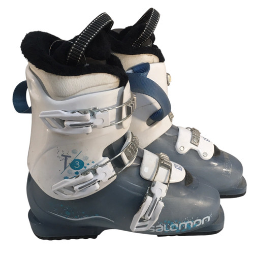 Vist Large View of Product Image Which is Used Salomon 24.5 SALOMON PERFORMA 70 Mens DH Ski Boot Black 245 MP - M06.5 - W07.5