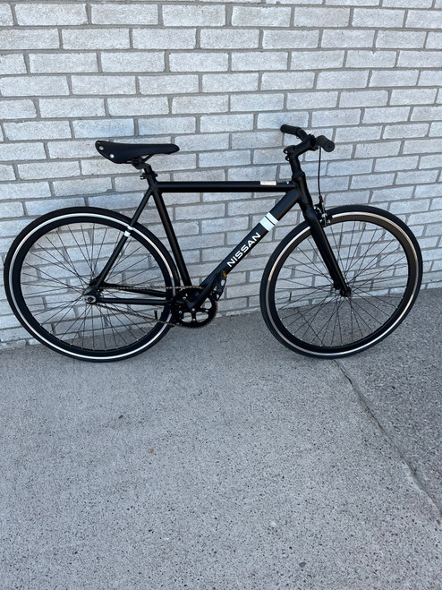 Vist Large View of Product Image Which is Used NEW NISSAN FIXIE Hybrid/City Bike Mens Black 54-55cm - MD Frame