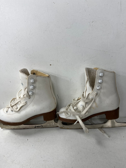 Vist Large View of Product Image Which is Used Jackson GLACEIR 120 Girls Figure Skate White Youth 10.0