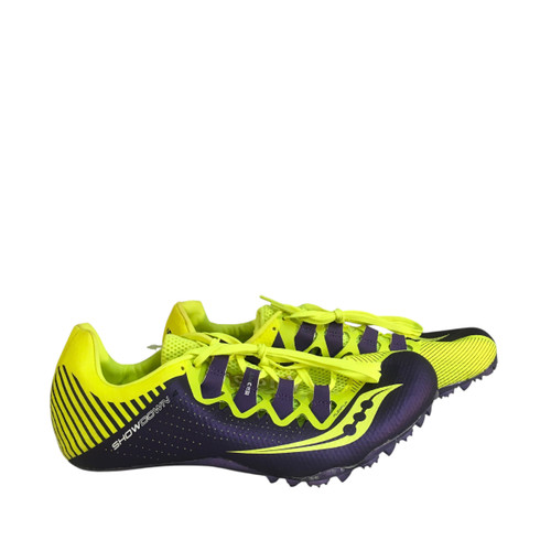 Vist Large View of Product Image Which is Used Saucony Track & Field Cleats Adult Yellow Senior 9.5