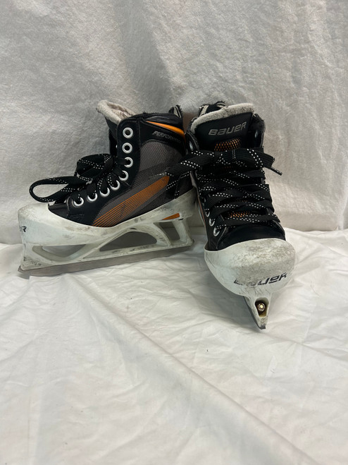 Vist Large View of Product Image Which is Used Bauer PERFORMANCE Youth Goalie Skate Youth 13.0