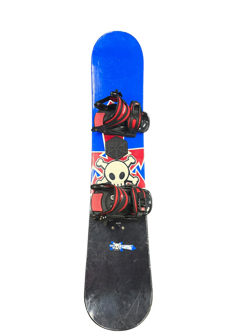 Used Atomic BOARD AND BINDINGS Boys Board/Binding Royal Blue 129 cm 11774-S000078305
