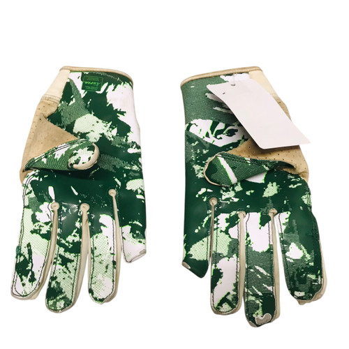 Used Nike GREEN WHITE FB Gloves White SM 11816-S000259921