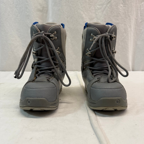 Vist Large View of Product Image Which is Used Burton PROGRESSION Boys Snowboard Boots Grey Junior 04