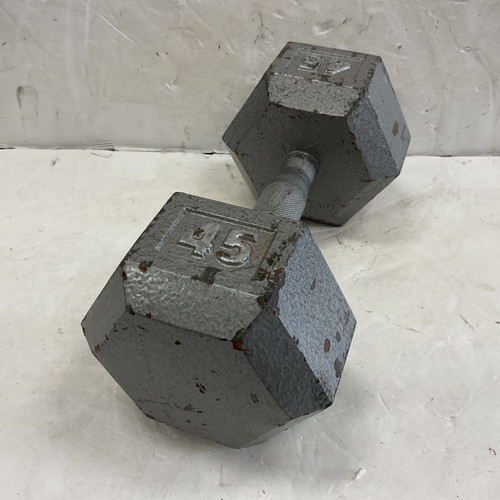 Vist Large View of Product Image Which is Used Hex Dumbbell 45 lb 11855-S000178108