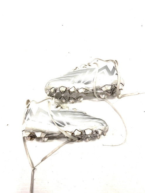 Vist Large View of Product Image Which is Used Adidas Youth FB Cleats White Youth 13.0