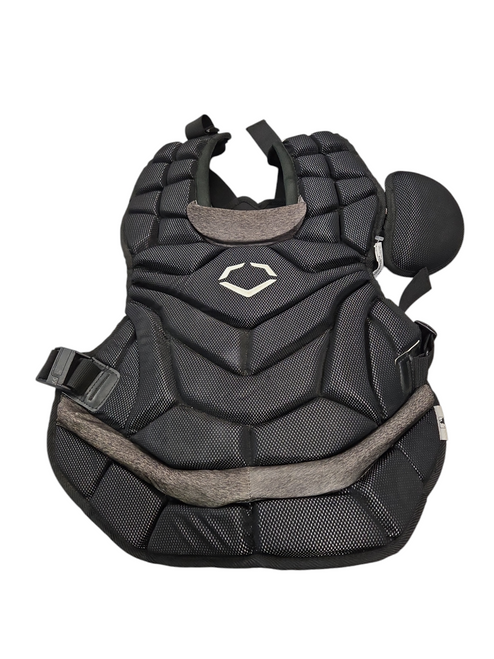 Vist Large View of Product Image Which is Used Evoshield PRO-SRZ Catchers Chest Protector Black Adult