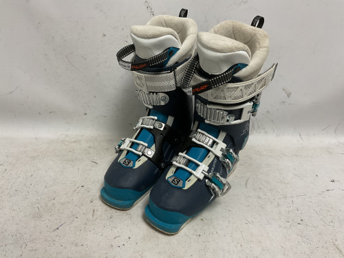 Used Salomon QST PRO 90 Womens DH Ski Boot Royal Blue 230 MP - J05 - W06 11855-S000178239