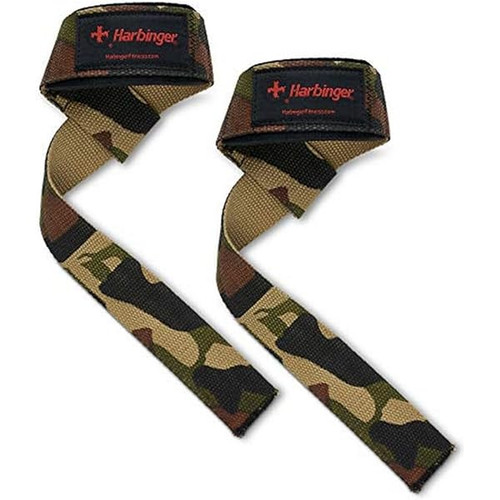 Vist Large View of Product Image Which is Harbinger Red Line 18" Wrist Wraps Camo #16219
