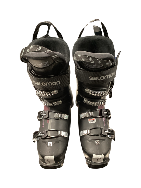 Used Salomon Womens DH Ski Boot Black 220 MP - J04 - W05 11642-S000126886