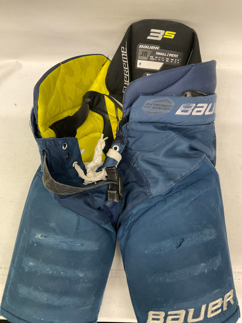 Vist Large View of Product Image Which is Used Bauer 3S PRO BREEZERS Junior Pant Navy Blue SM