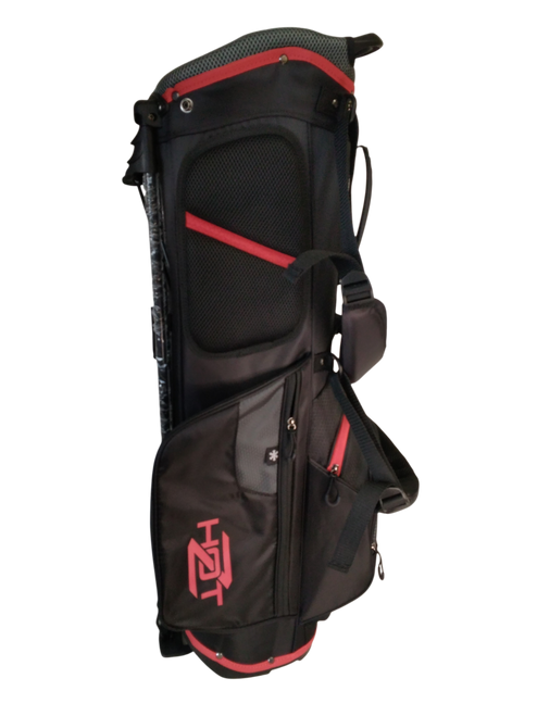 Vist Large View of Product Image Which is New Ray Cook HOTZ 2 STD BAG GRAY-BLK Mens Stand Bag Grey And Black