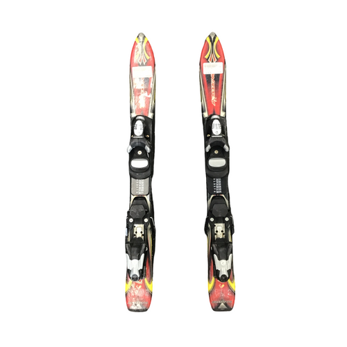 Vist Large View of Product Image Which is Used Rossignol 802 Boys DH Ski/Binding Red 80 cm