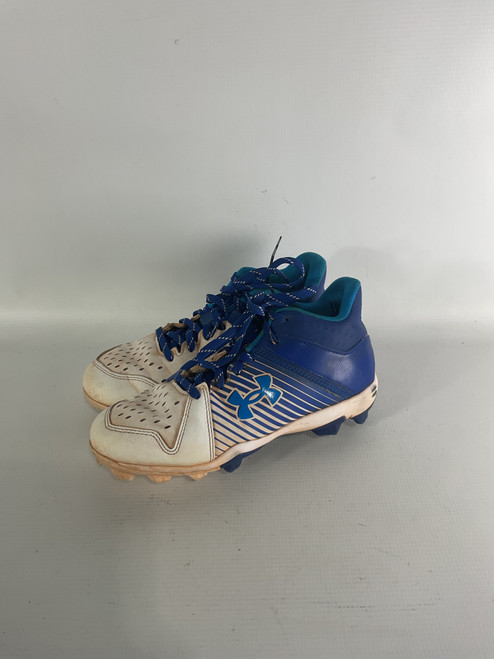 Vist Large View of Product Image Which is Used Under Armour Youth FB Cleats Black Youth 06.0