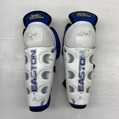 Used Easton XTREAME Youth Shin Guards Royal Blue 10" 11762-S000057695