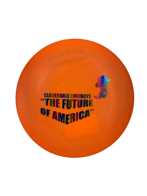 Vist Large View of Product Image Which is Used Innova INNOVA CLOVERDALE COWBOYS DISC Disc Golf Mid Range Orange